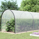 Vidaxl transparent tarpaulin with sail rings 8x12 m polyethylene