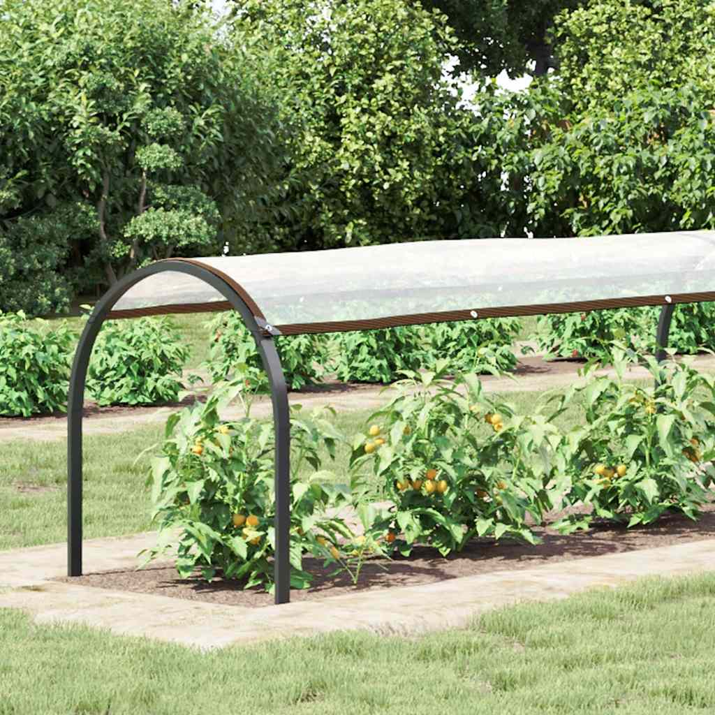 Vidaxl transparent tarpaulin with sail rings 1x12 m polyethylene