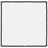 Vidaxl transparent tarpaulin with sail rings 2x2 m polyethylene