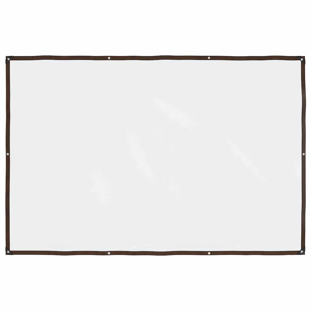 Vidaxl transparent tarpaulin with sail rings 2x3 m polyethylene