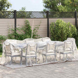 Vidaxx transparent tarpaulin with grommets 2x4 m polyethylene