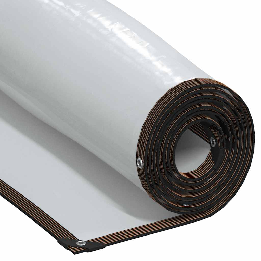 Vidaxl Tarpaulin trasparente con anelli a vela 4x8 m polietilene