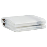 Vidaxl transparent tarpaulin with sail rings 5x5 m polyethylene