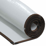 Vidaxl transparent tarpaulin with sail rings 6x12 m polyethylene