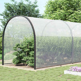 Vidaxl transparent tarpaulin with sail rings 12x12 m polyethylene