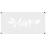 Vidaxl Transparent tarpaulin z jadralnimi obroči 1x2 m PVC