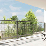 Vidaxl transparent tarpaulin with sail rings 1x12 m PVC