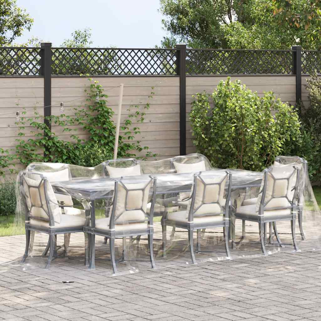 VIDAXL transparente Planen mit Segelringen 2x4 m PVC