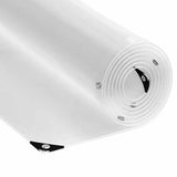 Vidaxl lona transparente con anillos de vela 4x8 m PVC