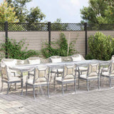 Vidaxl lona transparente con anillos de vela 4x8 m PVC