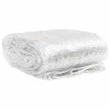 Vidaxl transparent tarpaulin with sail rings 4x12 m PVC