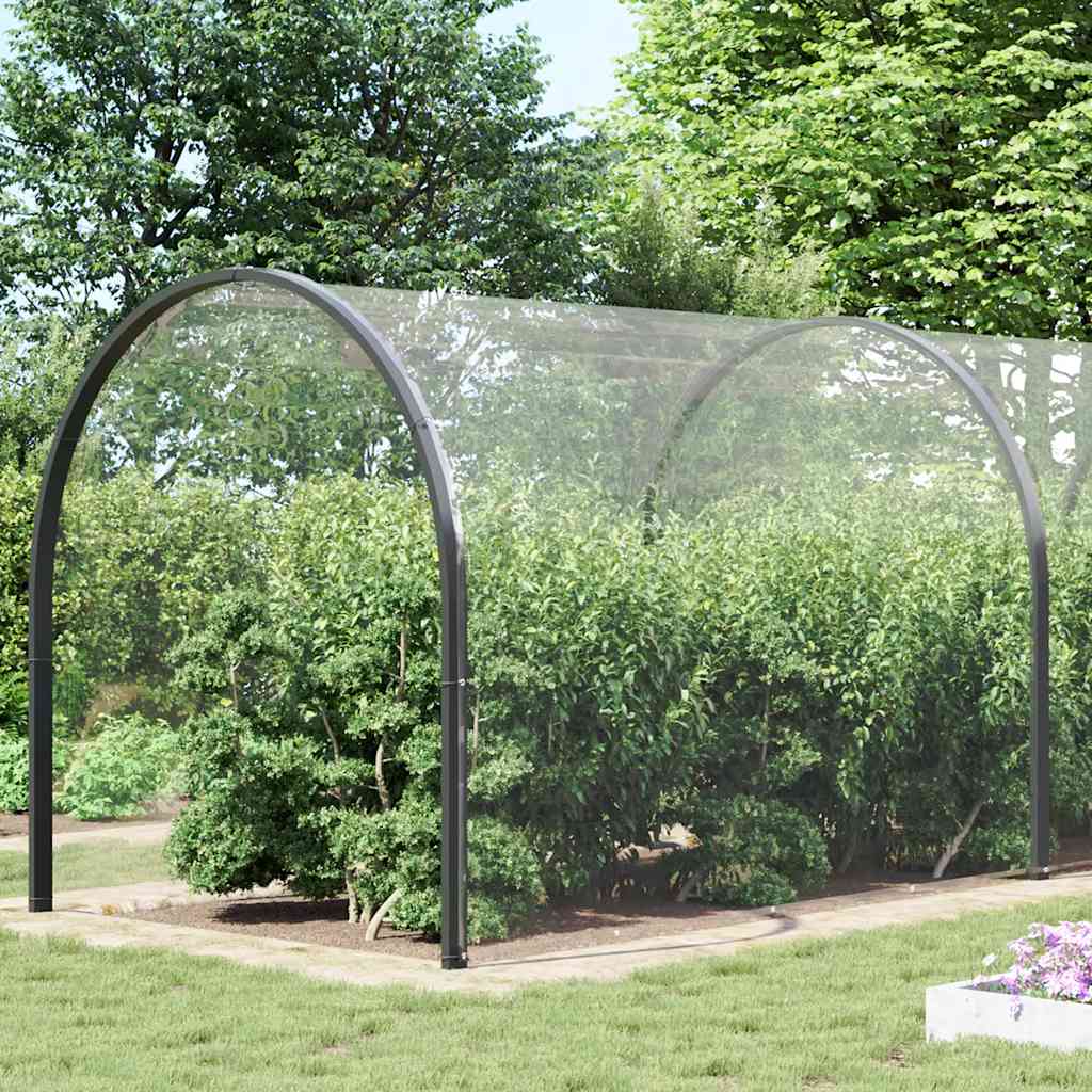 VIDAXL transparente Planen mit Segelringen 5x12 M PVC