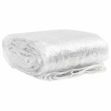 Vidaxl transparent tarpaulin with sail rings 6x12 m PVC