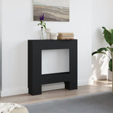VidaXL Hairstop 81x18x82 cm Processed Wood Black