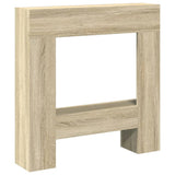 Vidaxl Hairstop 81x18x82 cm Processed wood Sonoma Oak colored
