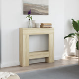 Vidaxl Hairstop 81x18x82 cm Processed wood Sonoma Oak colored