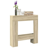 Vidaxl Hairstop 81x18x82 cm Processed wood Sonoma Oak colored