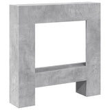 VidaXL Hairstay 81x18x82 cm Processed Wood Betongrijs