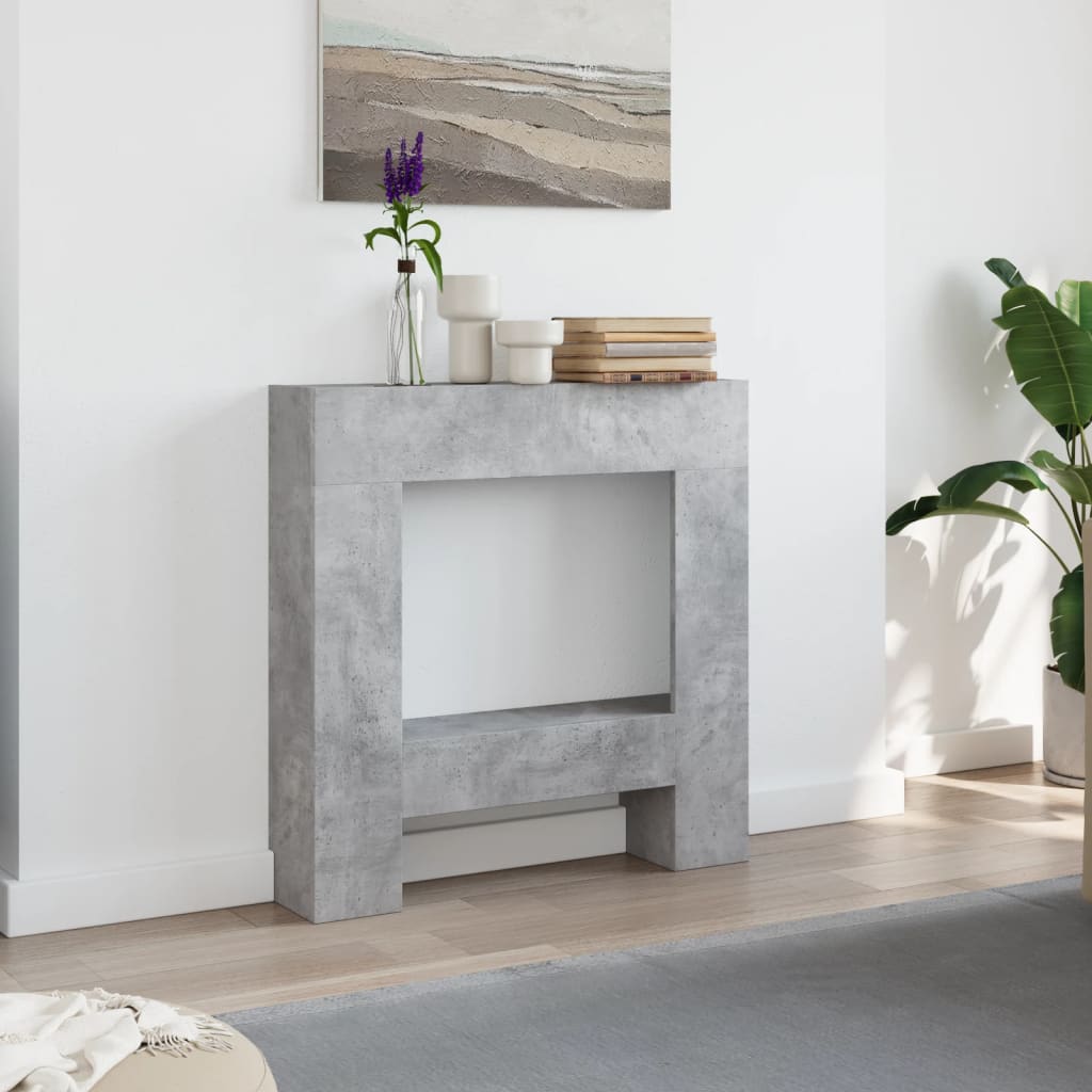 VidaXL Hairstay 81x18x82 cm Processed Wood Betongrijs