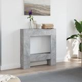 VidaXL Hairstay 81x18x82 cm Processed Wood Betongrijs