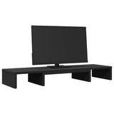 Vidaxl Monitor Standard justerbar 80x24x10,5 cm Behandlet tre svart