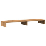 VidaXL Monitor standard 100x27x10 cm Processed wood Artisanal oak