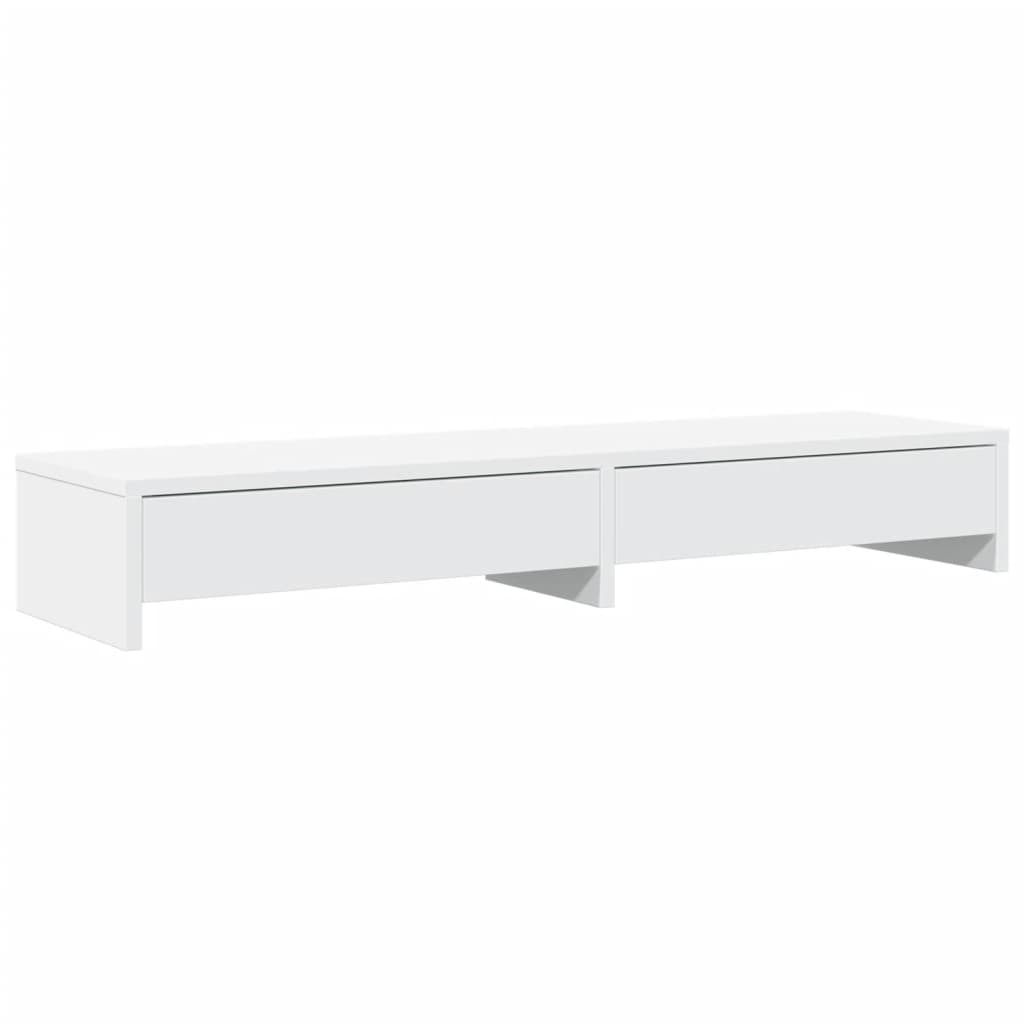 Vidaxl Monitor Stand con cassetti 100x27x15 cm in legno trasformato