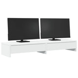 Vidaxl Monitor Stand con cassetti 100x27x15 cm in legno trasformato