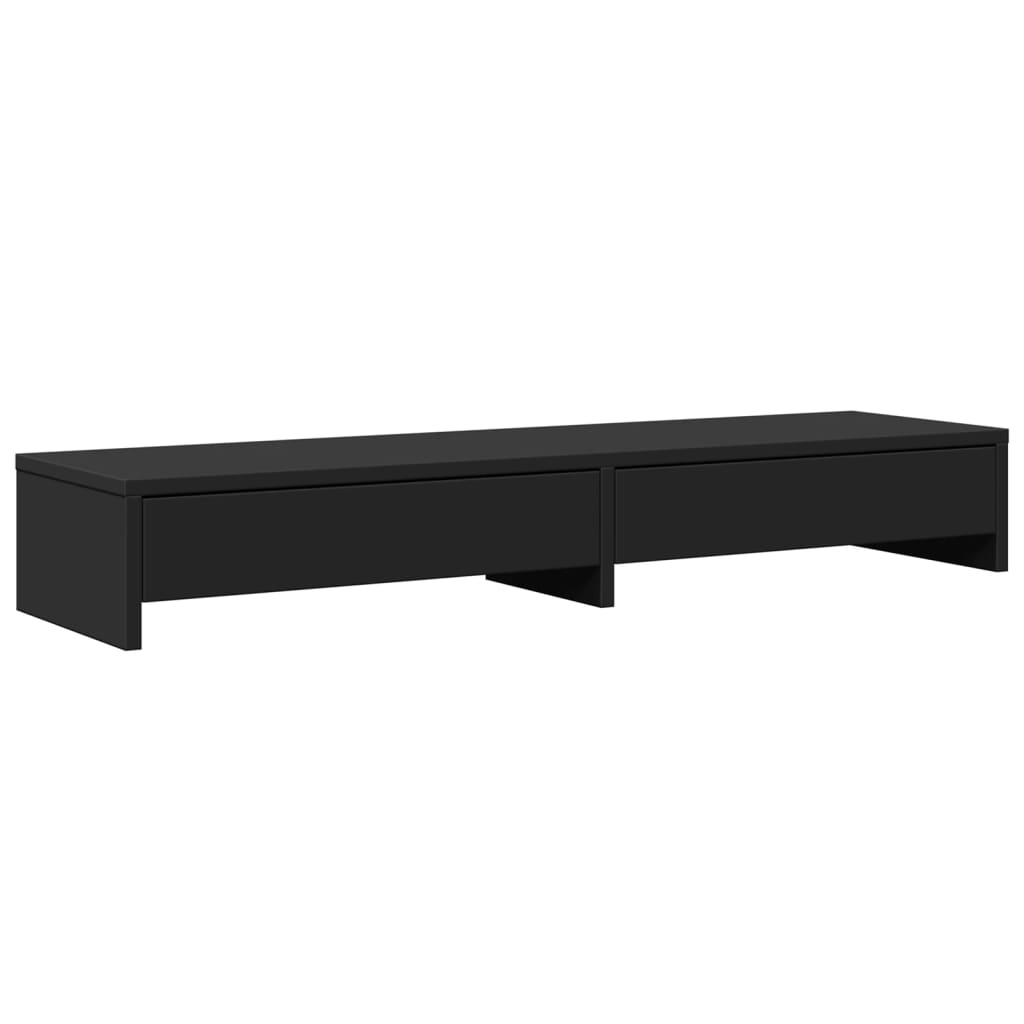 Vidaxl Monitor Stand con cassetti 100x27x15 cm in legno elaborato