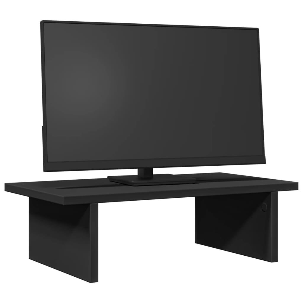 VidaXL Monitor stands 50x27x15 cm processed wood black
