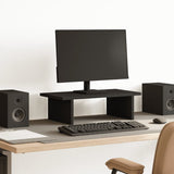 VidaXL Monitor stands 50x27x15 cm processed wood black