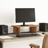Vidaxl Monitor står 50x27x15 cm bearbeidet tre gammelt trefarget