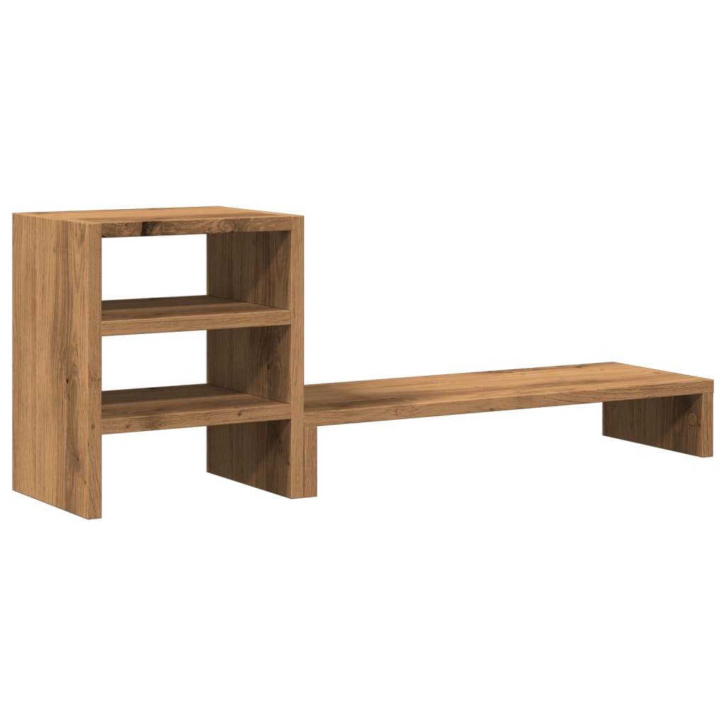 Vidaxl Monitor stand with desk-organizer wood Artisanal oak