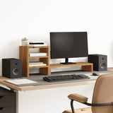 Vidaxl Monitor stand with desk-organizer wood Artisanal oak