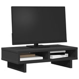Vidaxl Monitor se encuentra 50x27x15 cm de madera procesada negra