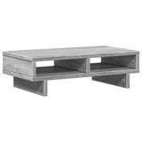 Vidaxl Monitor se encuentra 50x27x15 cm de madera procesada Grey Sonoma Oak