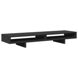 VidaXL Monitor standard 100x27x15 cm Processed Wood Black