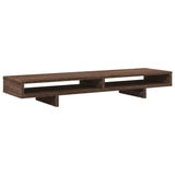 VidaXL monitor standard 100x27x15 cm processed wood brown oak colored