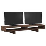 VidaXL monitor standard 100x27x15 cm processed wood brown oak colored