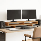 VidaXL Monitor standard 100x27x15 cm Processed wood Artisanal oak