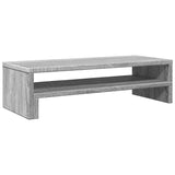 Vidaxxl support pour écran 54x22x15 cm bois d'ingénierie chêne sonoma gris