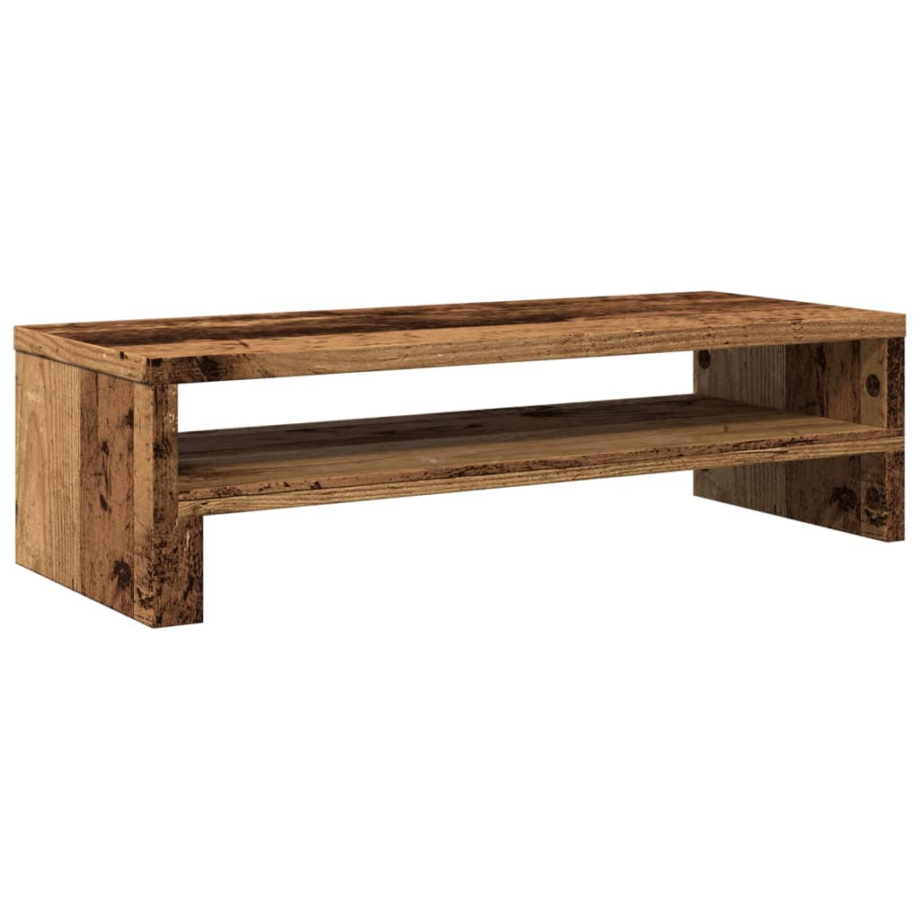 Vidaxl Monitor Standard 54x22x15 cm Zpracované dřevo staré dřevěné barvy