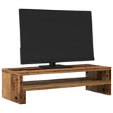Vidaxl Monitor Standard 54x22x15 cm Zpracované dřevo staré dřevěné barvy