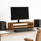 Vidaxl Monitor Standard 54x22x15 cm Zpracované dřevo staré dřevěné barvy