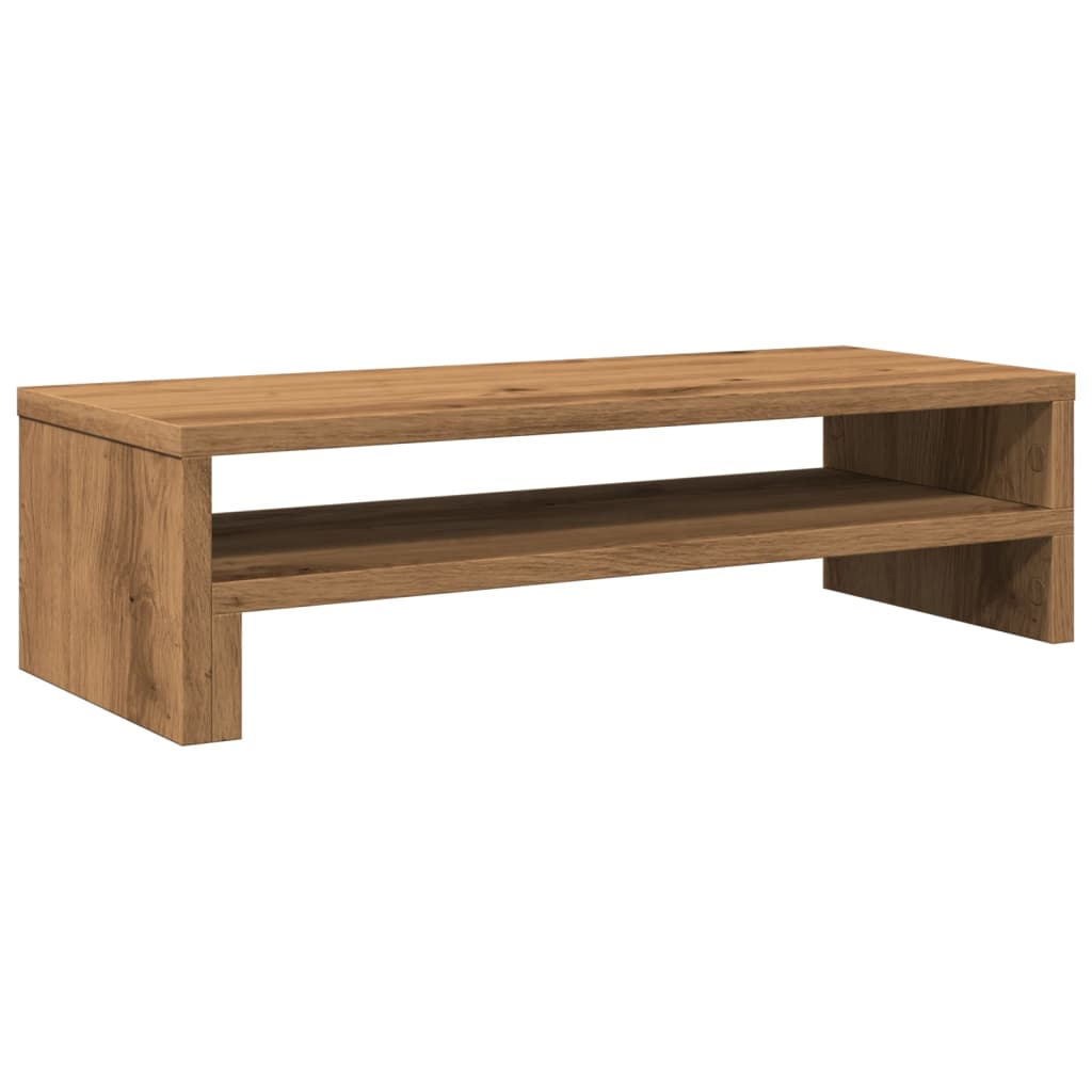 VidaXL monitor standard 54x22x15 cm processed wood artisan oak color