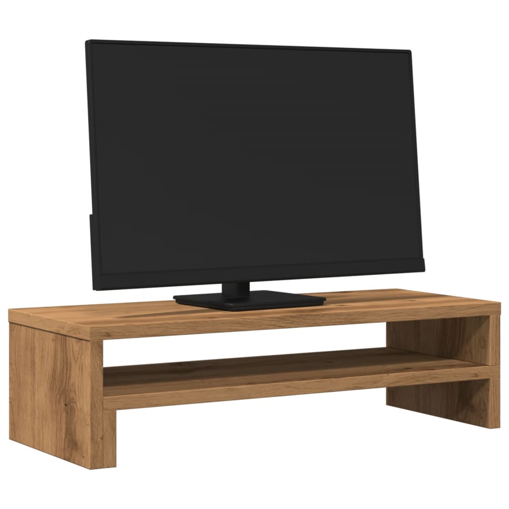 VidaXL monitor standard 54x22x15 cm processed wood artisan oak color