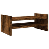 Vidaxl Monitor steet 50x27X20 cm Propertéiert Holz gefëmmt Oak faarweg