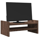 Vidaxl Monitor Standard 50x27x20 cm Behandlet trebrun eik Farget