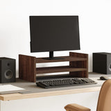 Vidaxl Monitor Standard 50x27x20 cm Behandlet trebrun eik Farget