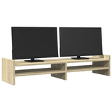 VidaXL Monitor standard 100x27x20 cm Processed wood Sonoma Oak colored
